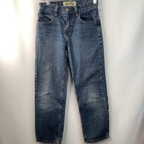 Size 10: Raw Edge Blue Jeans