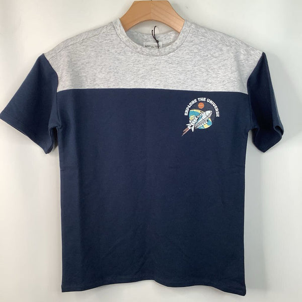 Size 10: Miles The Label Blue/Grey T-Shirt-NEW W/Tag