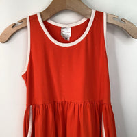 Size 12 (150): Hanna Andersson Red/White Tank Dress