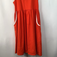 Size 12 (150): Hanna Andersson Red/White Tank Dress