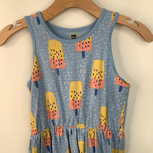 Size 12: Tea Blue Popsicle Print Tank Dress