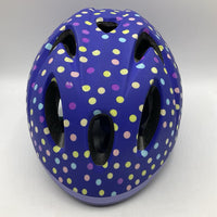 Schwinn Purple Polka Dot Helmet