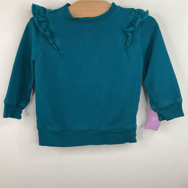 Size 2 (85): Hanna Andersson Teal Sweater