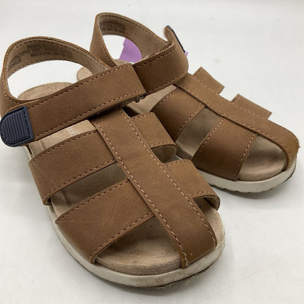 Size 10: Cat & Jack Brown Velcro Strap Sandals