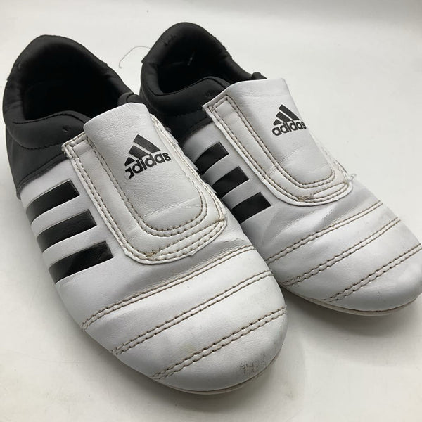 Size 2.5: Adidas Black/White Taekwondo Shoes Retail $70.00