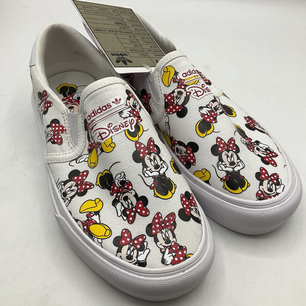 Size 3.5Y: Adidas Minnie Mouse Slip On Shoes