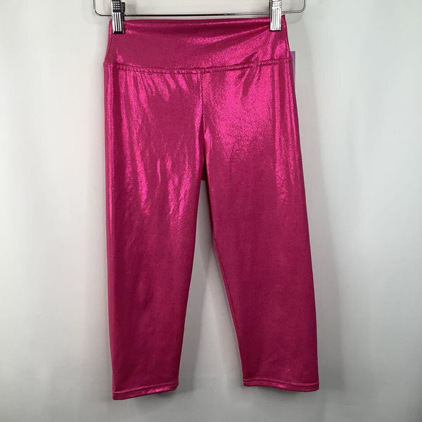 Size 12: Pink Sparkly Leggings