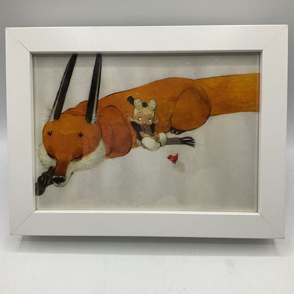 Watercolor Fox Framed Photo