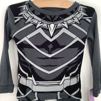 Size 4: Avengers Black Panther Grey 2pc Pjs