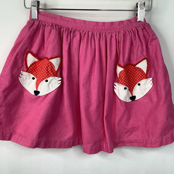 Size 9-10: Mini Boden Pink Fox Pockets Skirt