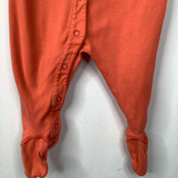 Size 3-6m (60): Hanna Andersson Orange 1pc Footy PJs