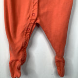 Size 3-6m (60): Hanna Andersson Orange 1pc Footy PJs