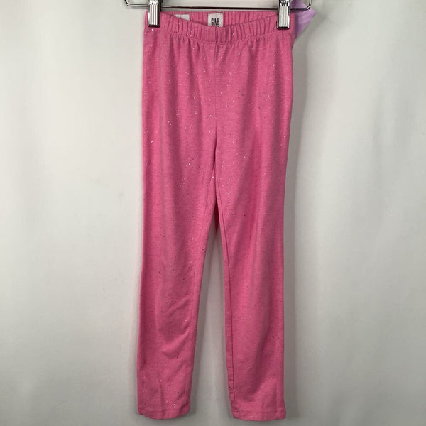 Size 4-5: Gap Pink Shimmery Leggings