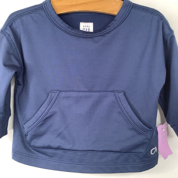 Size 3-6m: Gap Blue Long Sleeve Shirt