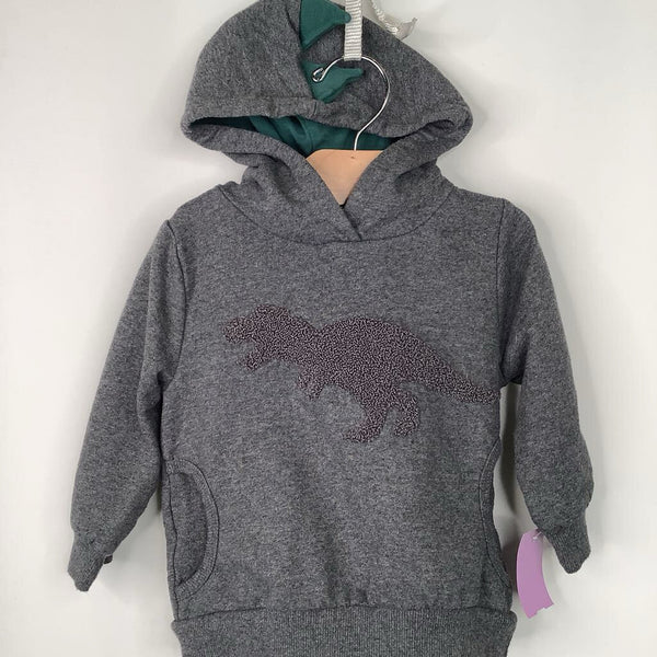 Size 18m: Tommy Bahama Grey Dinosaur Hoodie