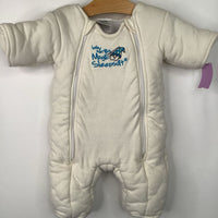 Size 6-9m: Baby Merlin's Magic Sleepsuit Creme