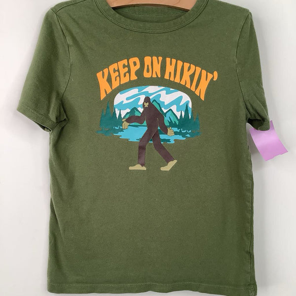 SIze 6-7: Gap Green "Keep On Hiking" T-Shirt
