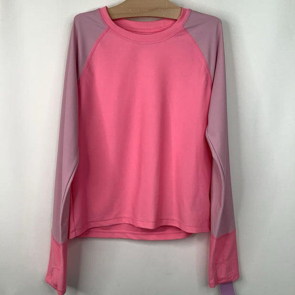 Size 12: Athleta Girl Pink Rash Guard Shirt