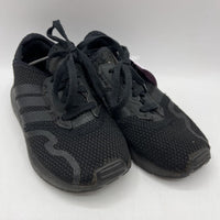 Size 11: Adidas Black Lace-Up Sneakers
