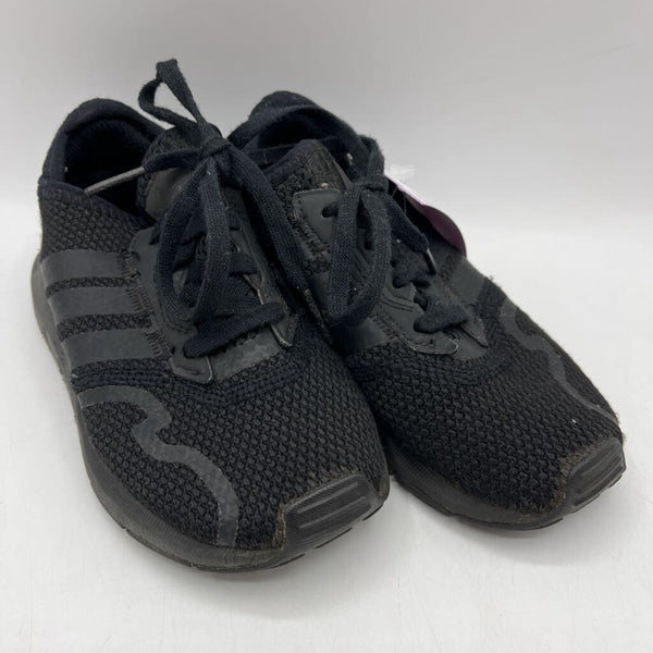 Size 11: Adidas Black Lace-Up Sneakers