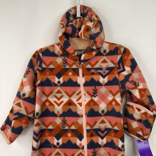 Size 18-24m: Columbia Orange Colorful Fleece Bunting