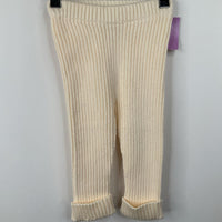 Size 3-6m (60): Hanna Andersson Creme Textured Pants