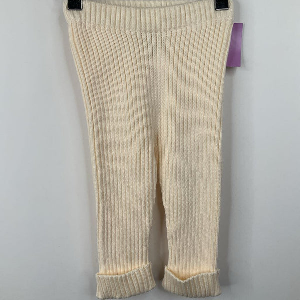 Size 3-6m (60): Hanna Andersson Creme Textured Pants