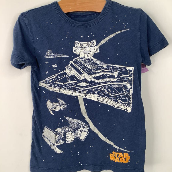 Size 4-5: Crewcuts Blue Star Wars T-Shirt