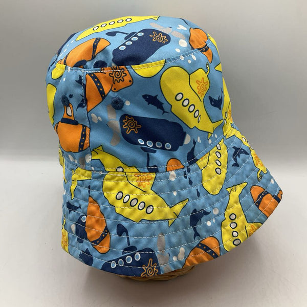 Size S: UV Skinz Blue/Yellow/Orange Submarine Reversible Bucket Hat