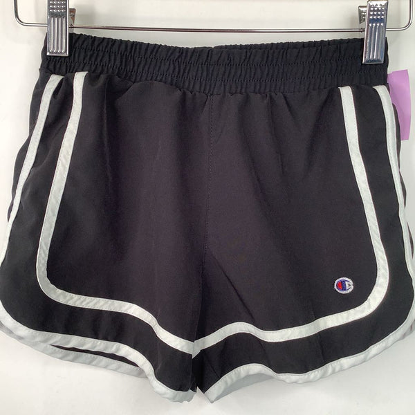Size 7-8: Champion Black/White Athletic Shorts