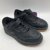 Size 9: Reebok Black Velcro Strap Sneakers