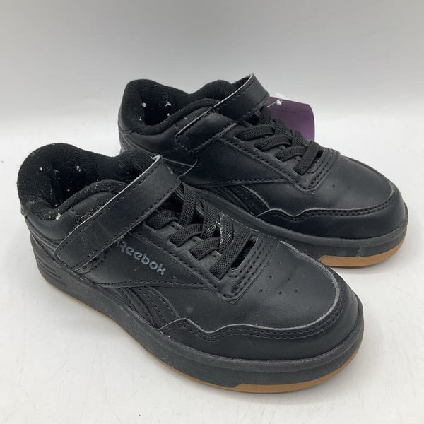 Size 9: Reebok Black Velcro Strap Sneakers