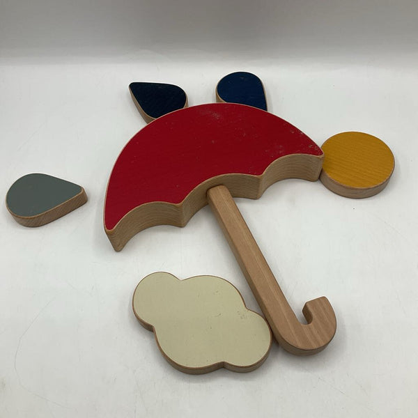 The Wandering Workshop Wooden Balancing Umbrella Set