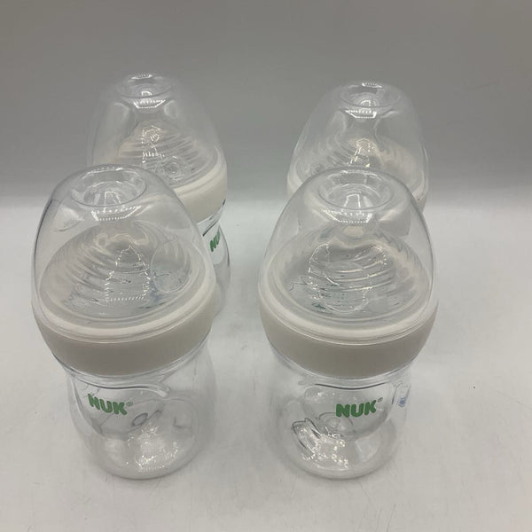 Nuk 4ox Plastic 4pc Bottles