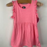 Size 2: Gap Pink Ruffled Tank Dress