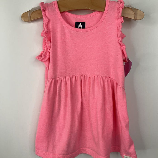 Size 2: Gap Pink Ruffled Tank Dress
