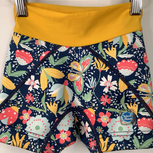 Size 3-4: Splash About Navy Floral Splash Jammer