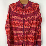 Size 2: REI Pink/Red Light 1pc Zip-Up PJs