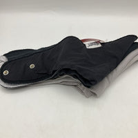 Egmao Baby Assorted 4pc Black/Grey Bibs