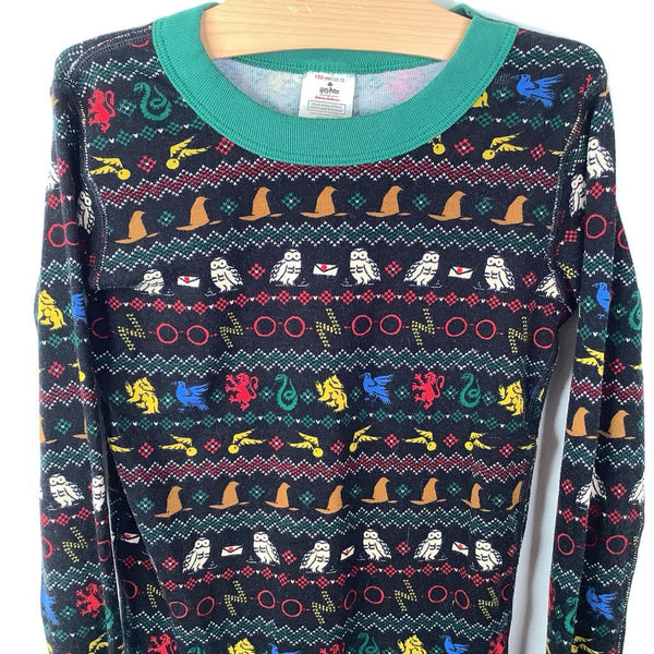 Size 12 (150): Hanna Andersson Harry Potter Sweater Print 2pc PJs