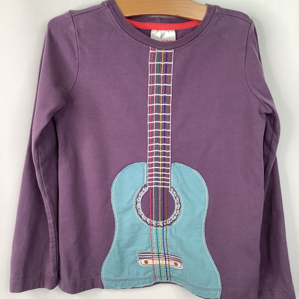 Size 4(100): Hanna Andersson Purple/Blue Guitar Long Sleeve Shirt