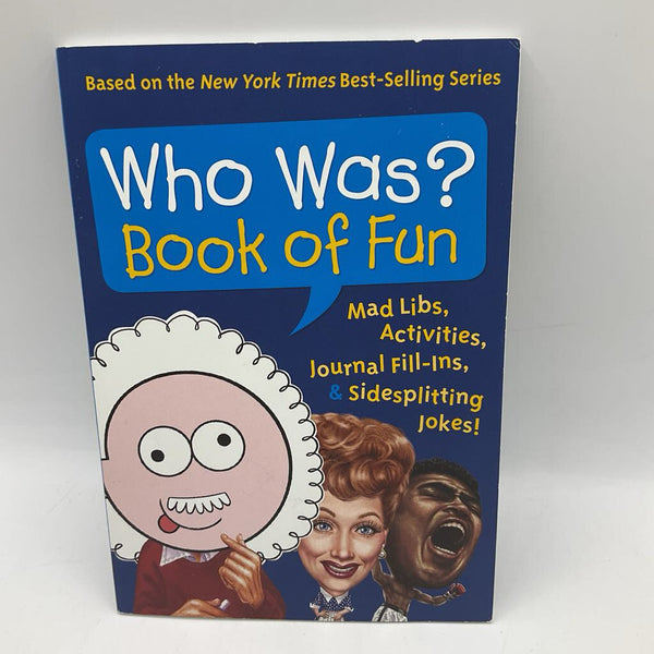 Who Was? Book Of Fun (paperback)