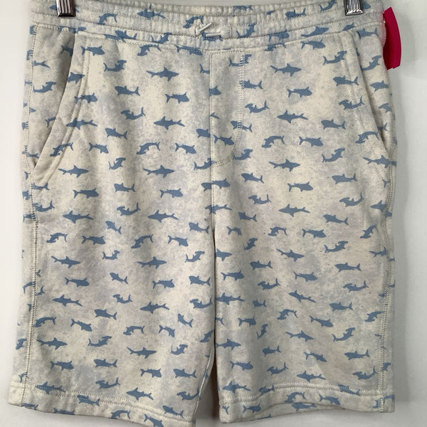 Size 14-16: Old Navy Grey/Blue Sharks Cozy Shorts