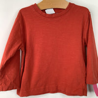 Size 12-18m: Zara Orange Long Sleeve Shirt