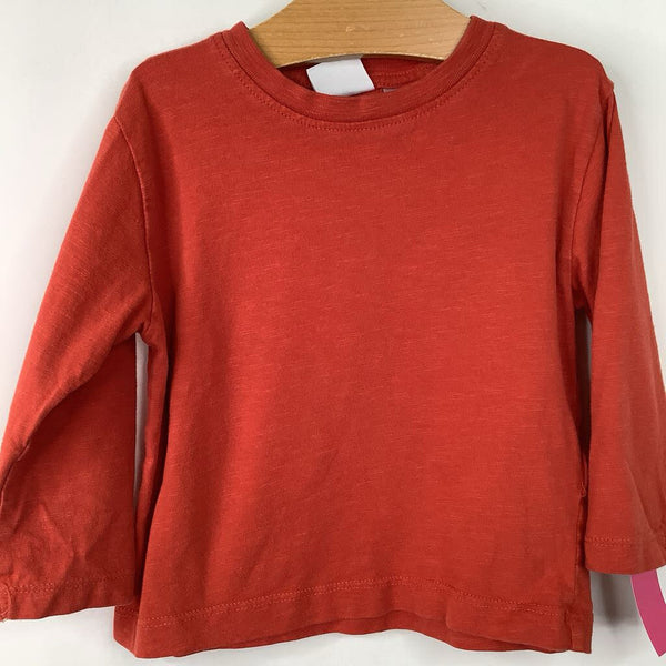 Size 12-18m: Zara Orange Long Sleeve Shirt