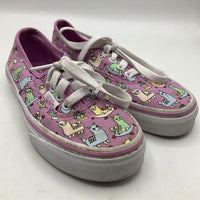 Size 12.5: Vans Purple Llama Print Lace-Up Sneakers