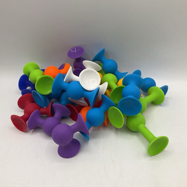 Bag Of Squigz Colorful Silicone Building Pieces