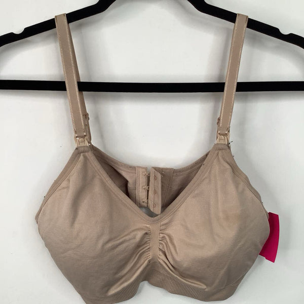 Size L: Motherhood Creme Nursing Bra