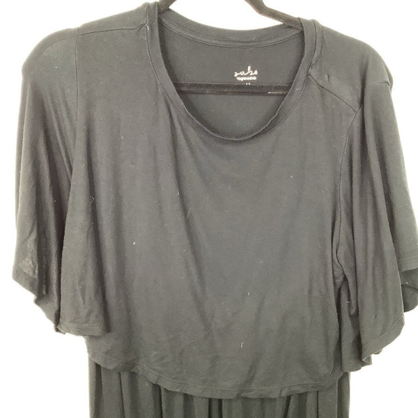 Size M: Ingrid & Isabell Black Short Sleeve Dress