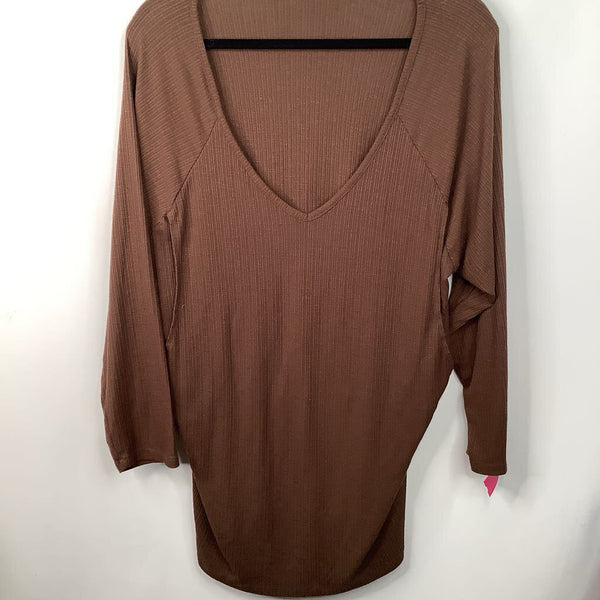 Size M: Old Navy Brown Long Sleeve Shirt